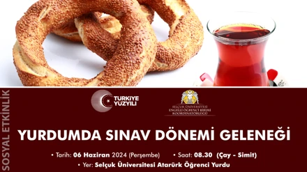 Yurdumda Sınav Dönemi Geleneği (Çay -Simit )